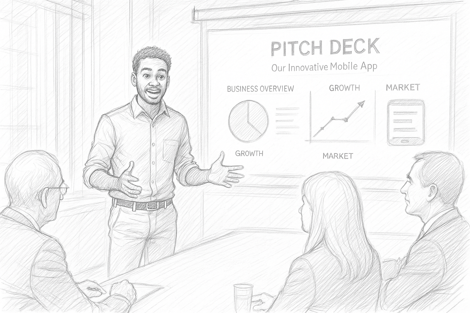 affordable pitch deck design for app founders